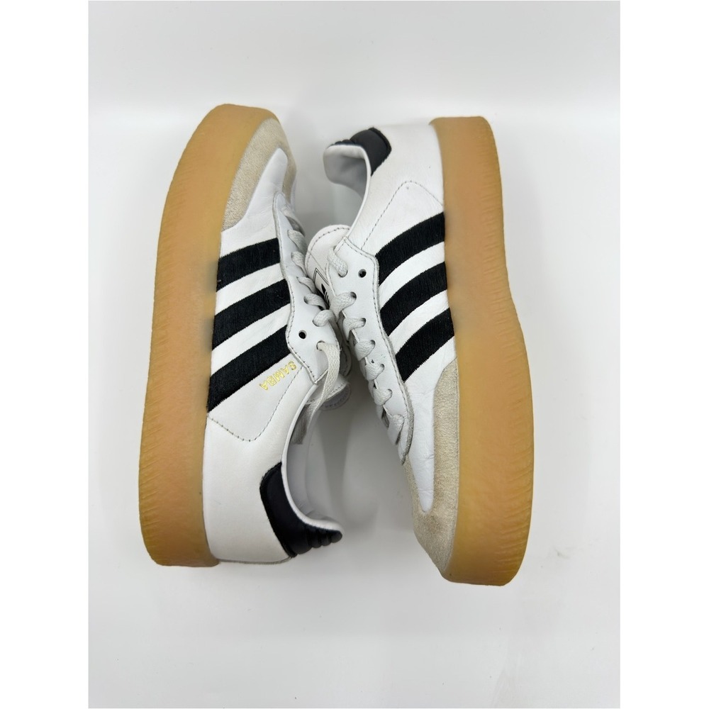 Adidas Women 5.5 White Samba Rose Platform Gum Sole Sneakers Sambarose - Picture 7 of 9